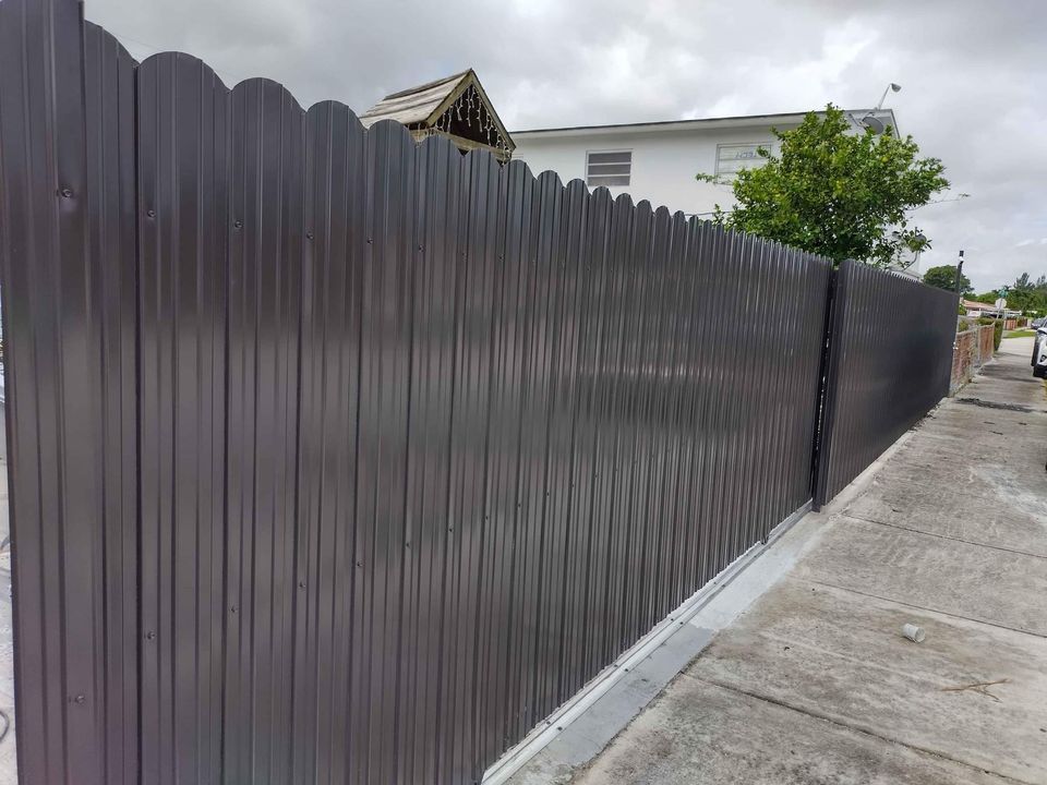 Rolling Durafence Gate By UZBE Fence Design & Installation.