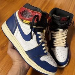 Jordan 1 High union Storm blue Size 8.5M