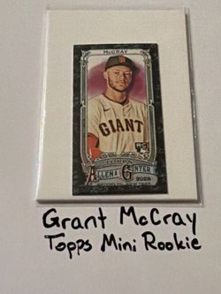 Grant McCray San Francisco Giants Outfielder Topps Short Print Insert Rookie Card.