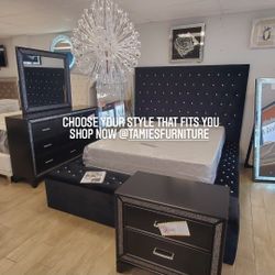 Majestic 4 Piece QUEEN BEDROOM SET - WE FINANCE & DELIVER