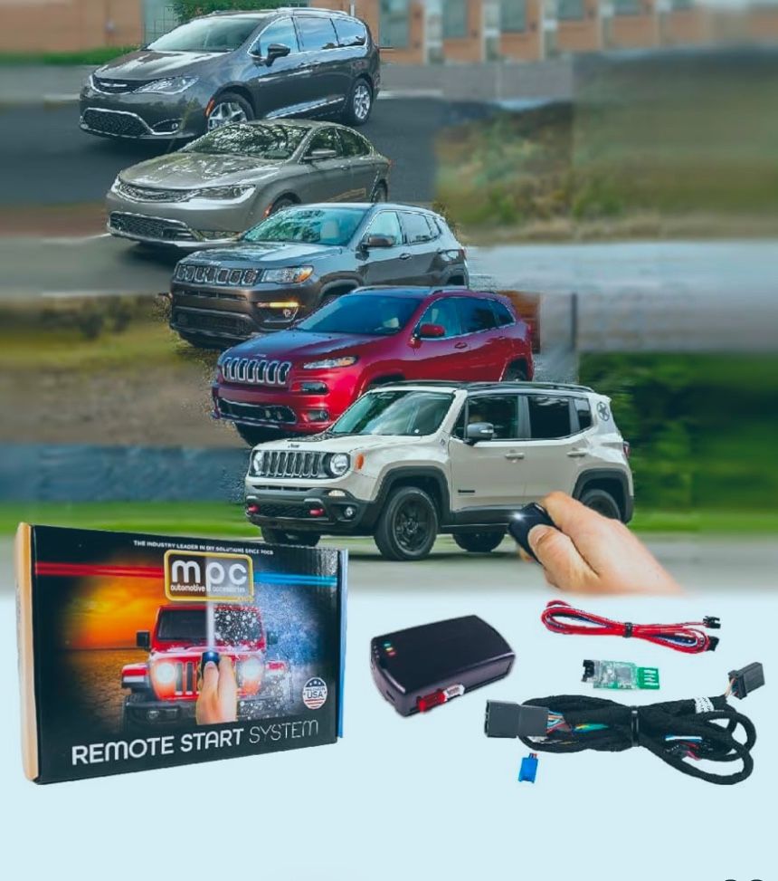 MPC Remote Start Compatible with Jeep Cherokee 2014-2018 | Compass 2017-2018 | Chrysler (contact info removed)-201