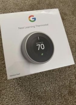 Google Nest Learning Thermostat 3rd Generation Stainless Steel