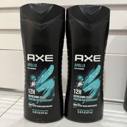 AXE APOLLO BODY WASH 2pk