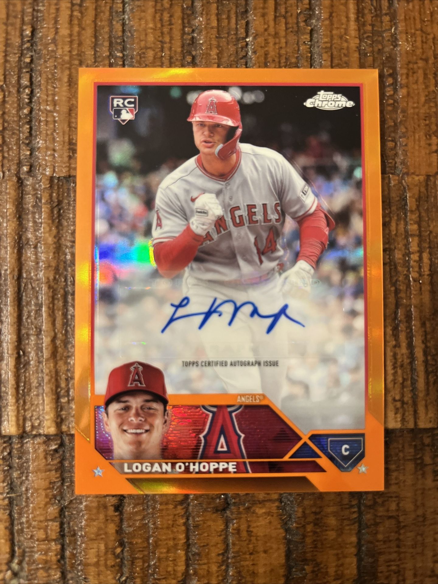 topps Logan O'Hoppe auto オホッピー エンゼルス 大活躍 Logan O
