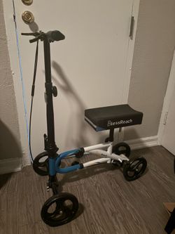 Blue Economy Knee Leg Scooter Steerable Knee Walker