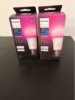 NEW 2 Boxes Of  Philips Hue White & Color Ambiance Smart Bulbs (75W / 1100 Lumen)