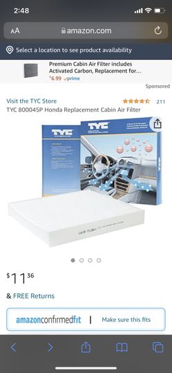 Honda Crv Cabin Filter