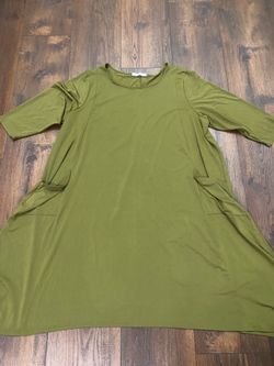Women’s camo green tunic dress size 3x by signature collection size 3x #21