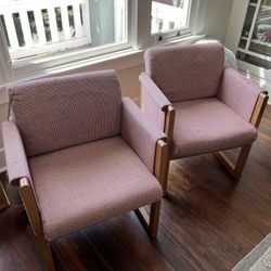 2 Modern Accent Chairs