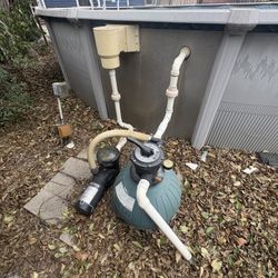 Pool Frame W/ Sand Filter 