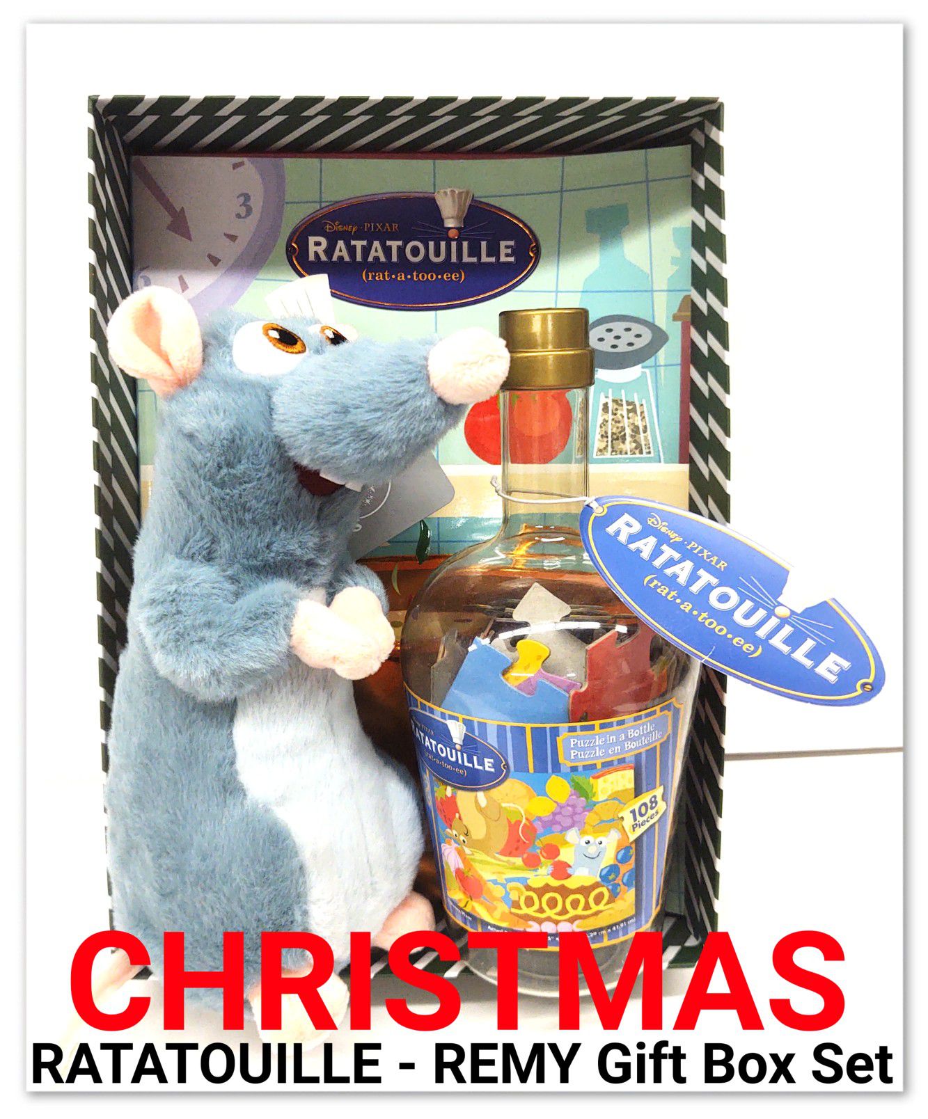 Christmas RATATOUILLE - REMY Gift Box Set