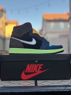 AIR JORDAN 1 RETRO HIGH OG USA 555088 201 BAROQUE BROWNRACER PINK-BLACK 85 42 UK 75 cm 265 BRUN BAROQUE NOIR ROSE COUREUR