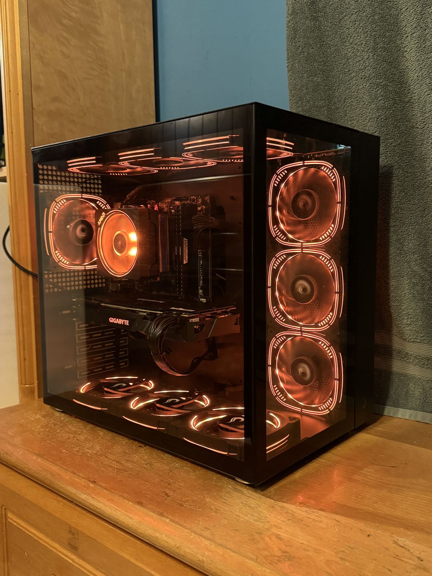 RGB Nvidia RTX Gaming PC - 32GB Ram, Ryzen 7, 1TB NVMe, Windows 11 Pro, Black