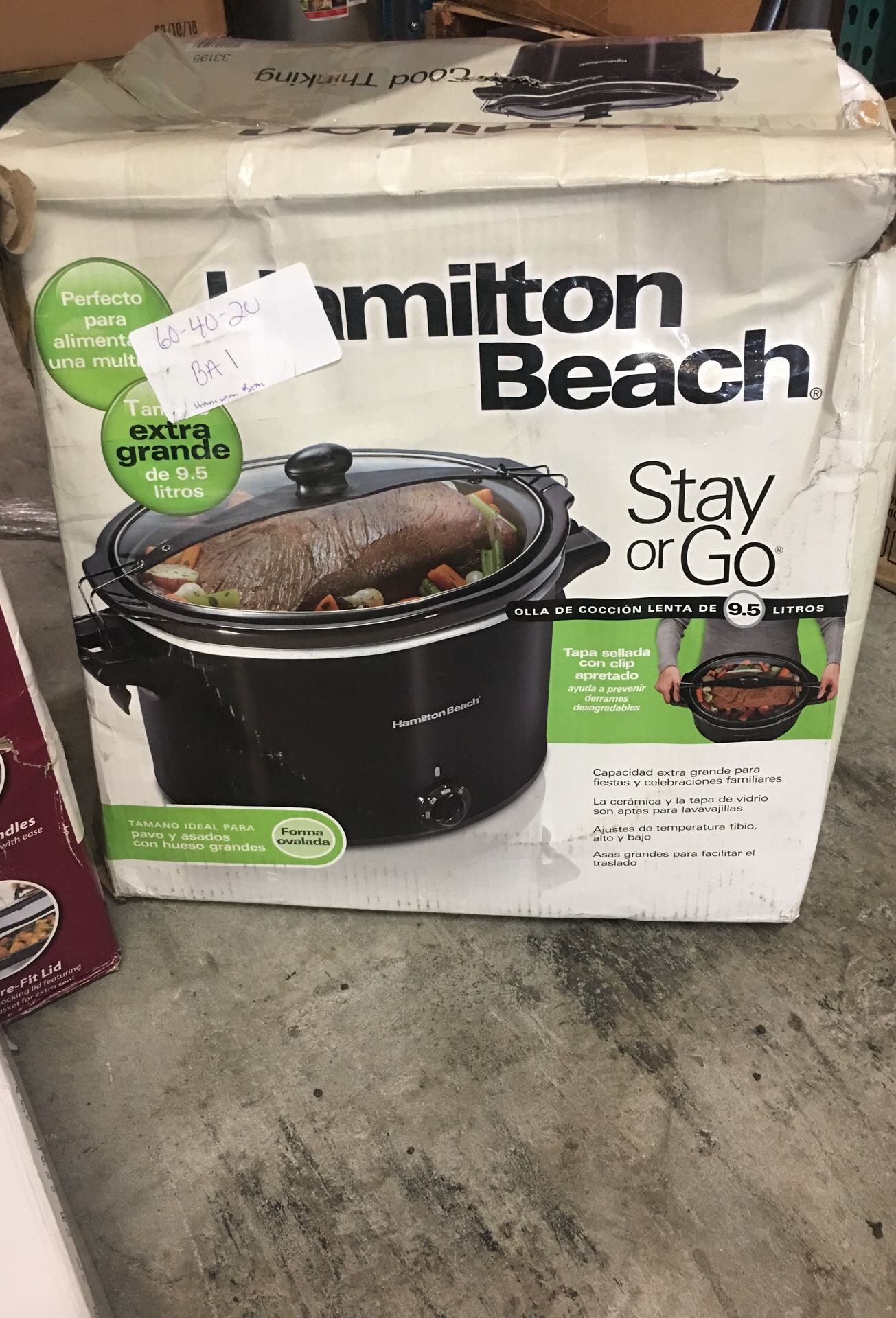 Hamilton Beach Crock Pot XL 10Quart