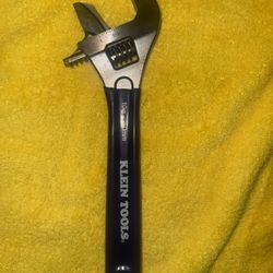 Klein 1 -1/2 in. Extra Wide Jaw Adjustable Wrench