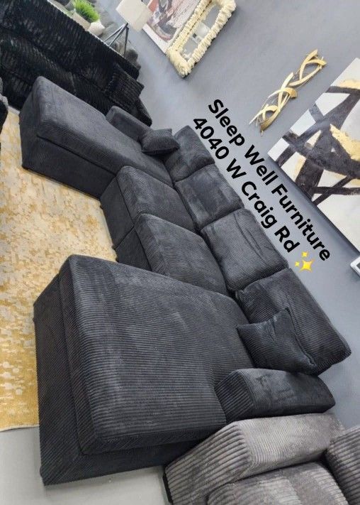 ✨️ Sectionals, 2pc Sofa Sets ✨️ Furniture Queen Bedrooms, Dining Avail