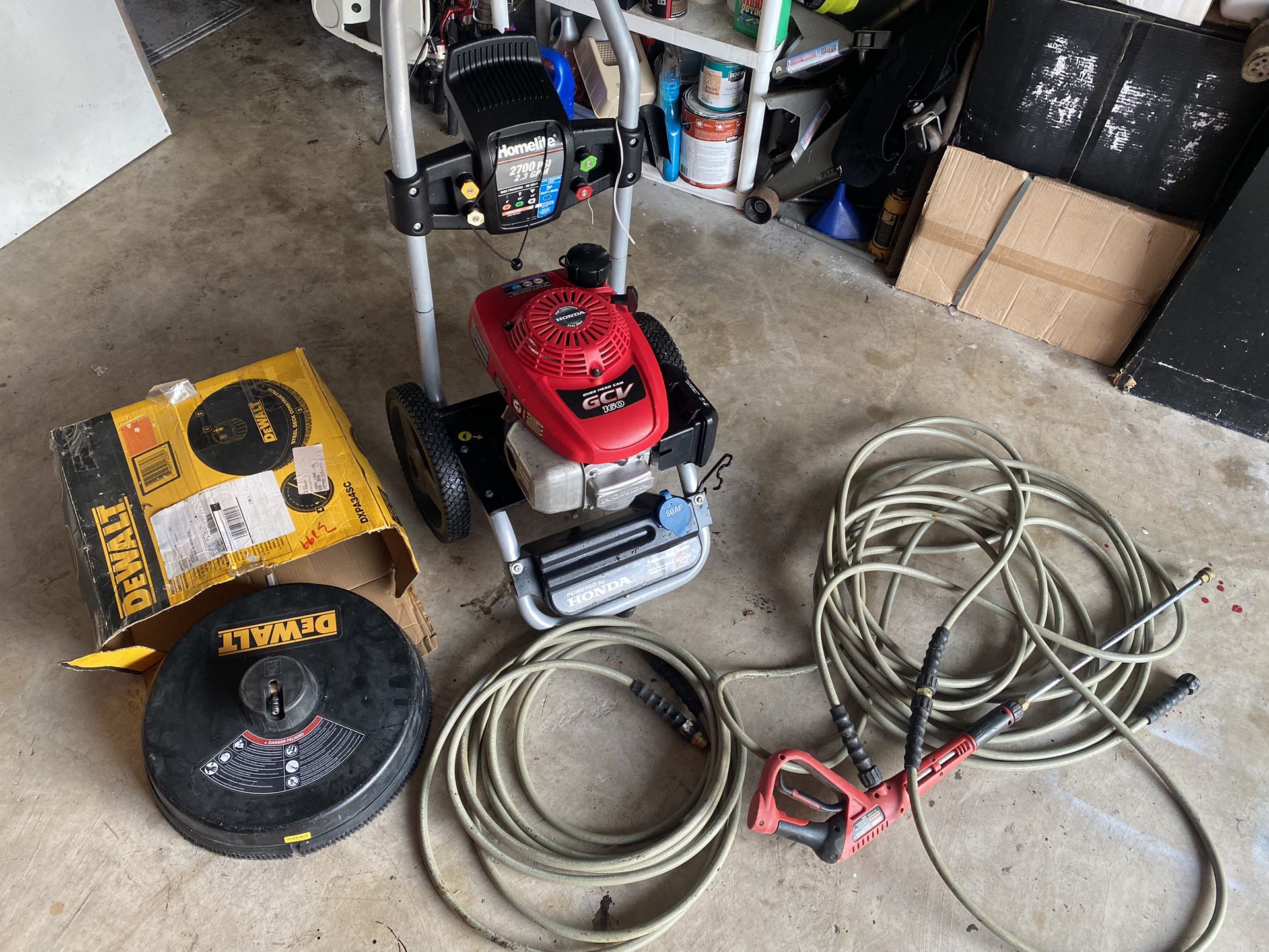 Honda Pressure Washer With Lots Of Extras ! Mint Condition 