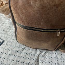 Leather Bag Pack From Mexico 