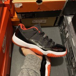 Jordan Bred 11 Lows size 8.5  USED But Clean