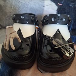 New Authentic  Wednesday Platform Crocs