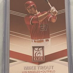 2015 Elite MIKE TROUT #34 - LOS ANGELES ANGELS MVP MLB 