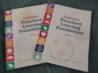 Free California Children's preschool learning foundations volumes 1 & 2