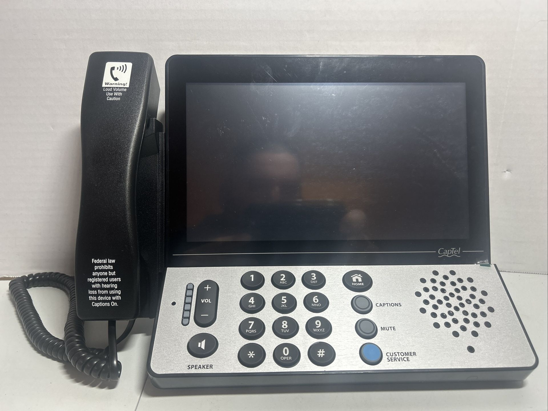 CAPTEL 2400 ISPNBT CAPTIONED TELEPHONE CT2400 ISPNBT-WIFI TOUCHSCREEN
