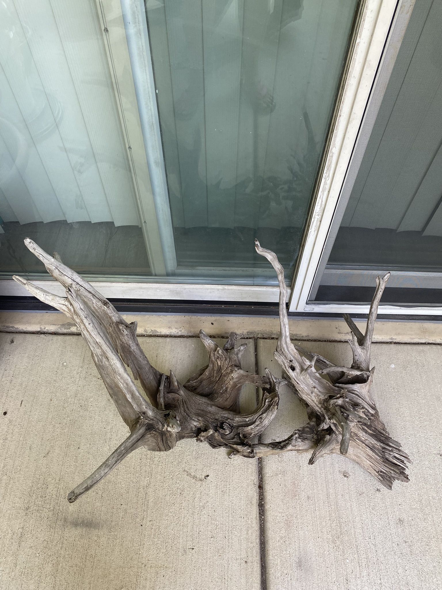2 Large Piece’s of Drift Wood Decor