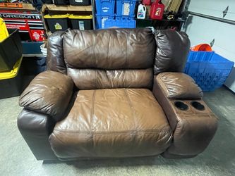 Free leather recliner