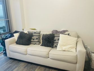 Grey sleeping sofa