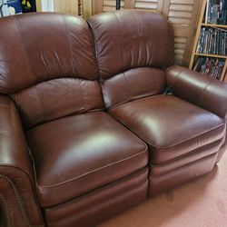 Leather Loveseat / recliner, Costco   