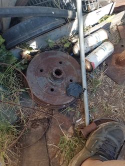 Vintage VW  beetle rear brake drums  .