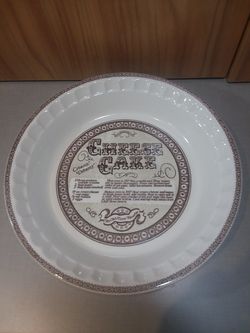 Vintage Cheese Cake Baking Dish