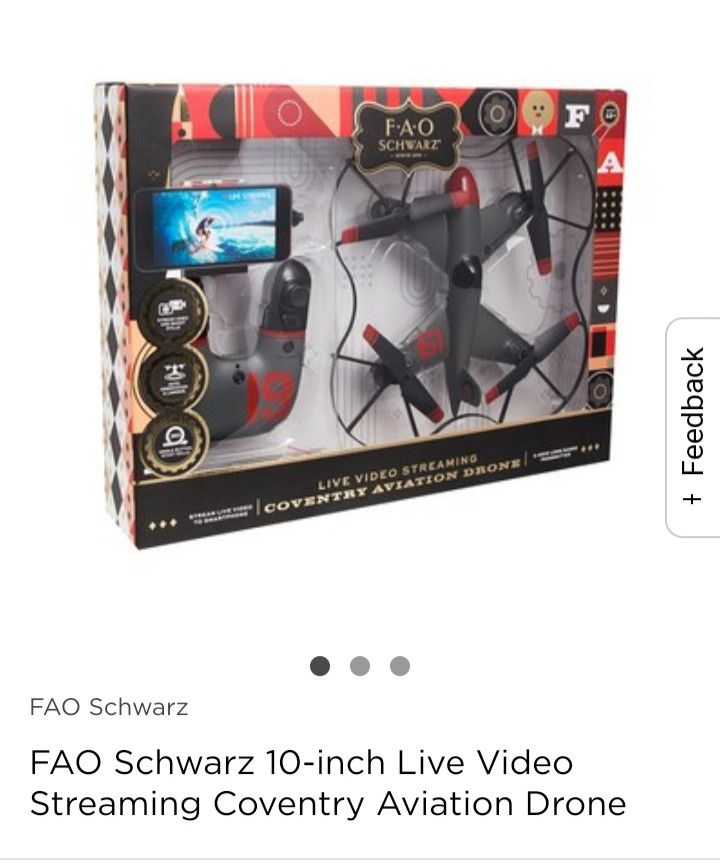 F.A.O SCHWARZ LIVE STREAM AVIATION DRONE