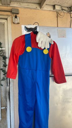Traje de súper Mario size S niño de 4-6