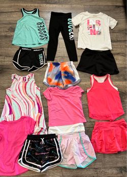Girls size 6 athletic summer clothes