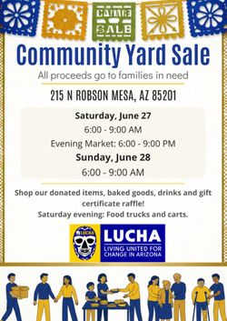 Community Yard Sale Fundraiser! Kermes!