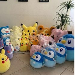 Pokemon squishmallows 25 each