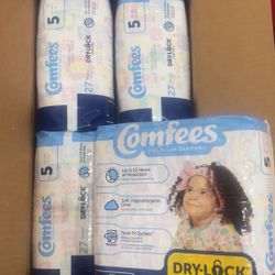Pañales Comfees #5 4 Bolsitas X $20 
