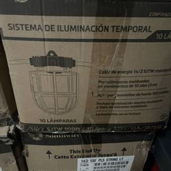 100’ Work Lights With AG Type Bulbs