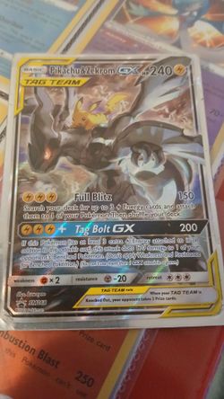 Pikachu and Zekrom tag team