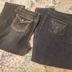 Lot Of 2 Size 18W Jeans