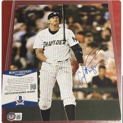 BAS COA ALEX RODRIGUEZ SIGNED 8x10 EARLY BASEBALL PHOTO