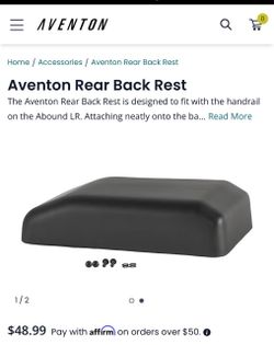Aventon- rear back rest (Black)