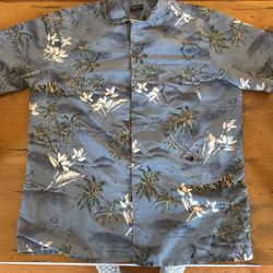 Tropical Storm Hawaiian Shirt Large 
