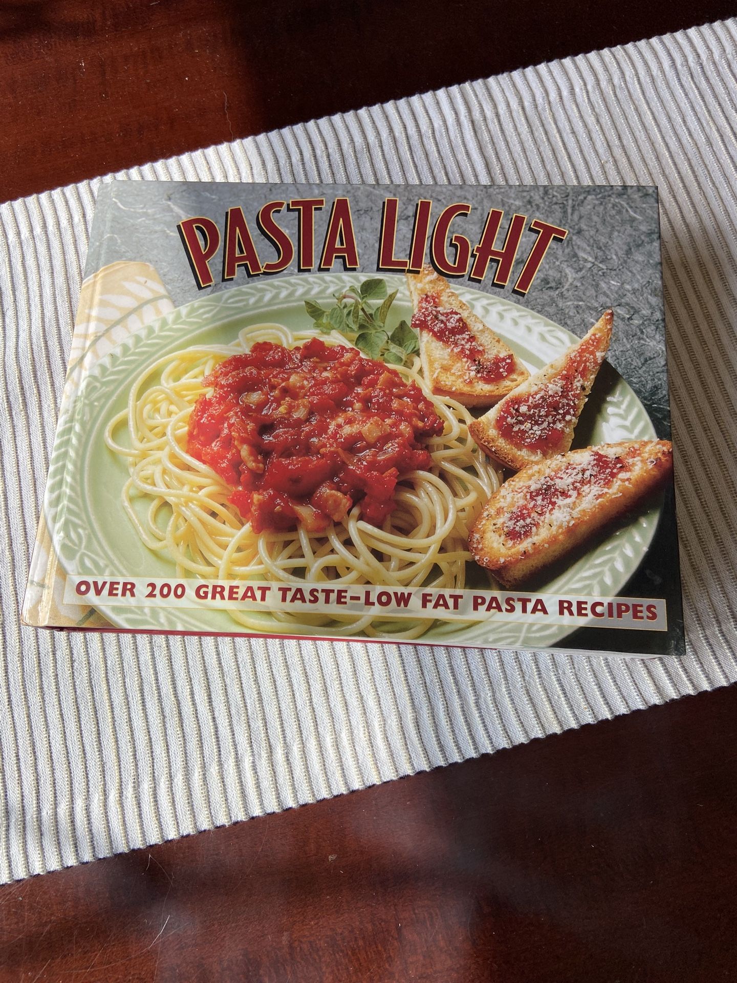 Pasta Light Hard Cover Cook Book