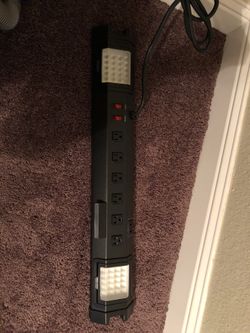 Power bar with lights