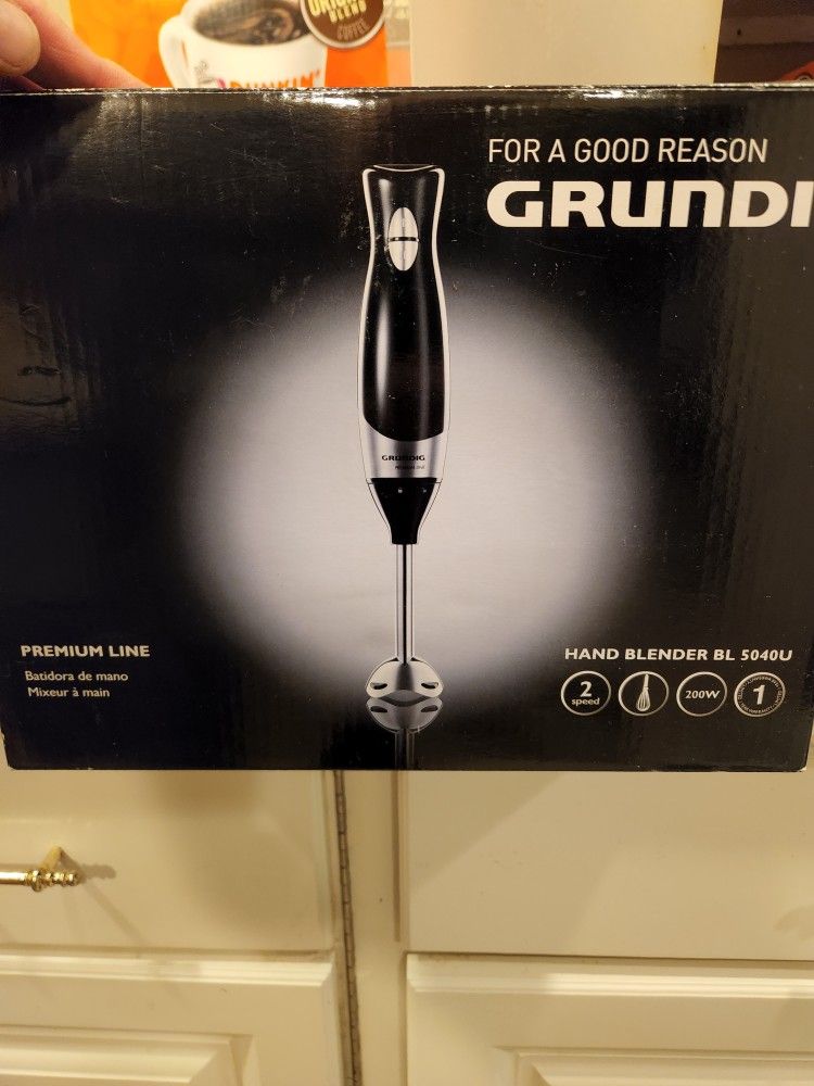 Grundig Hand Help Immersion Blender New In Box