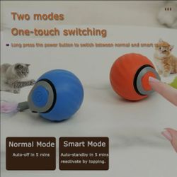 2 Pack Speedy 2.0 Tail Cat Toys for Bored Indoor Adult Cats, 2026 New Generation Interactive Cat Toys for Indooru Cats,Automatic Moving Ball with Tail