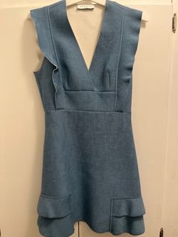 Sandro Paris Blue Mini Dress